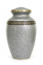 Silver Adult Metal Urn